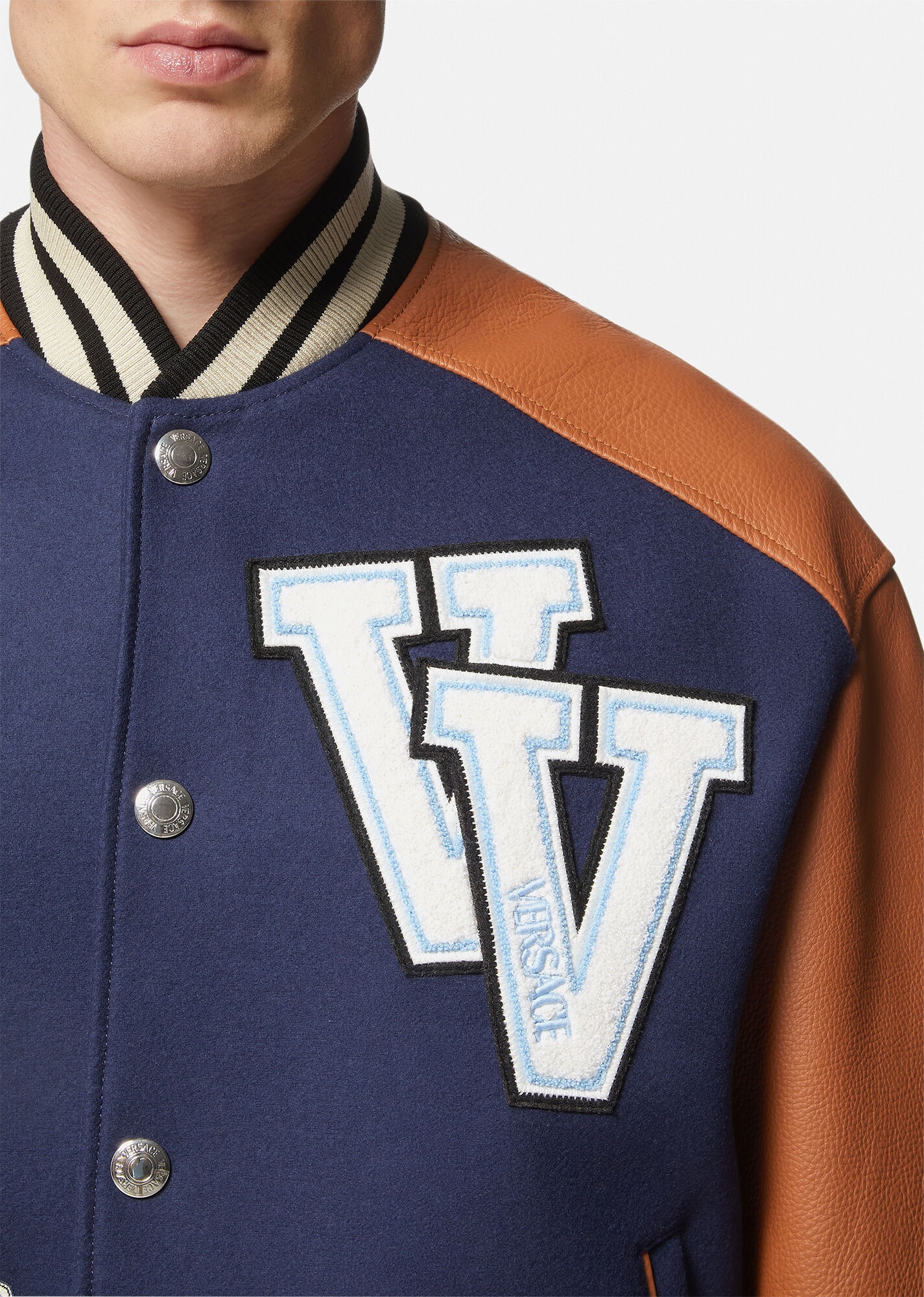 Varsity Logo Bomber Jacket - 5