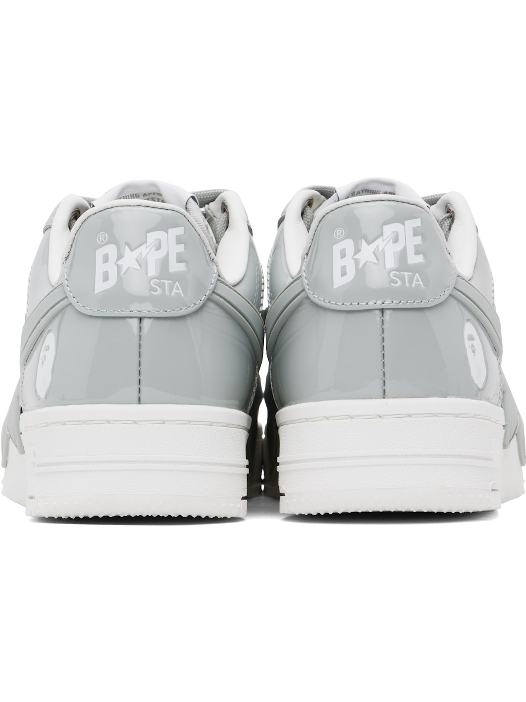 White & Gray Spot STA OS Sneakers - 2