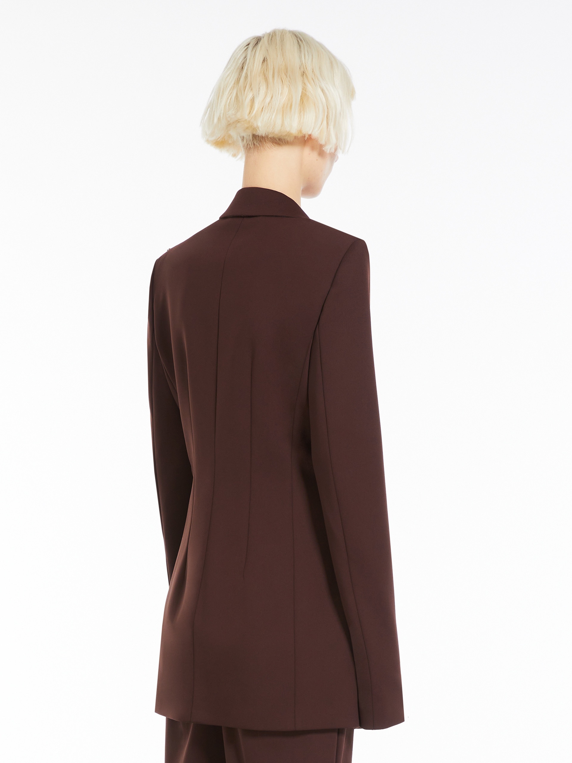 FRIZZO Scuba-look jersey blazer - 4