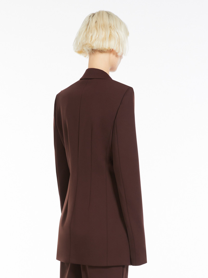 FRIZZO Scuba-look jersey blazer 4