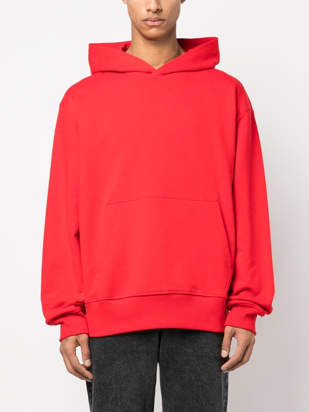 logo-print long-sleeve hoodie - 3