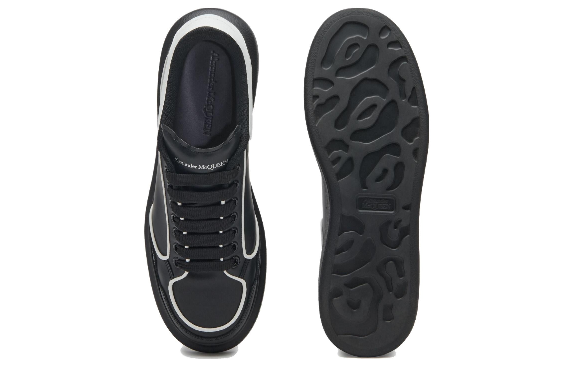 Alexander McQueen Oversized Sneakers 'Black White' 777300WHJE51070 - 4
