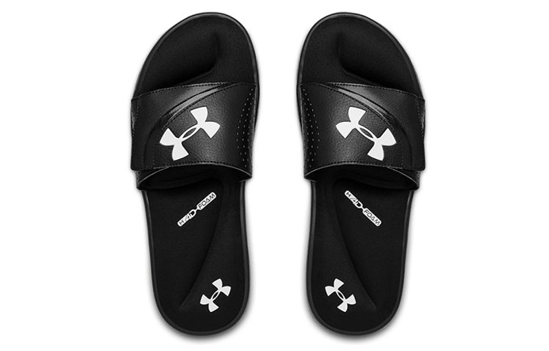 Under Armour Under Armour Ignite 6 Slide 'Black White' 3022711-003 outlook