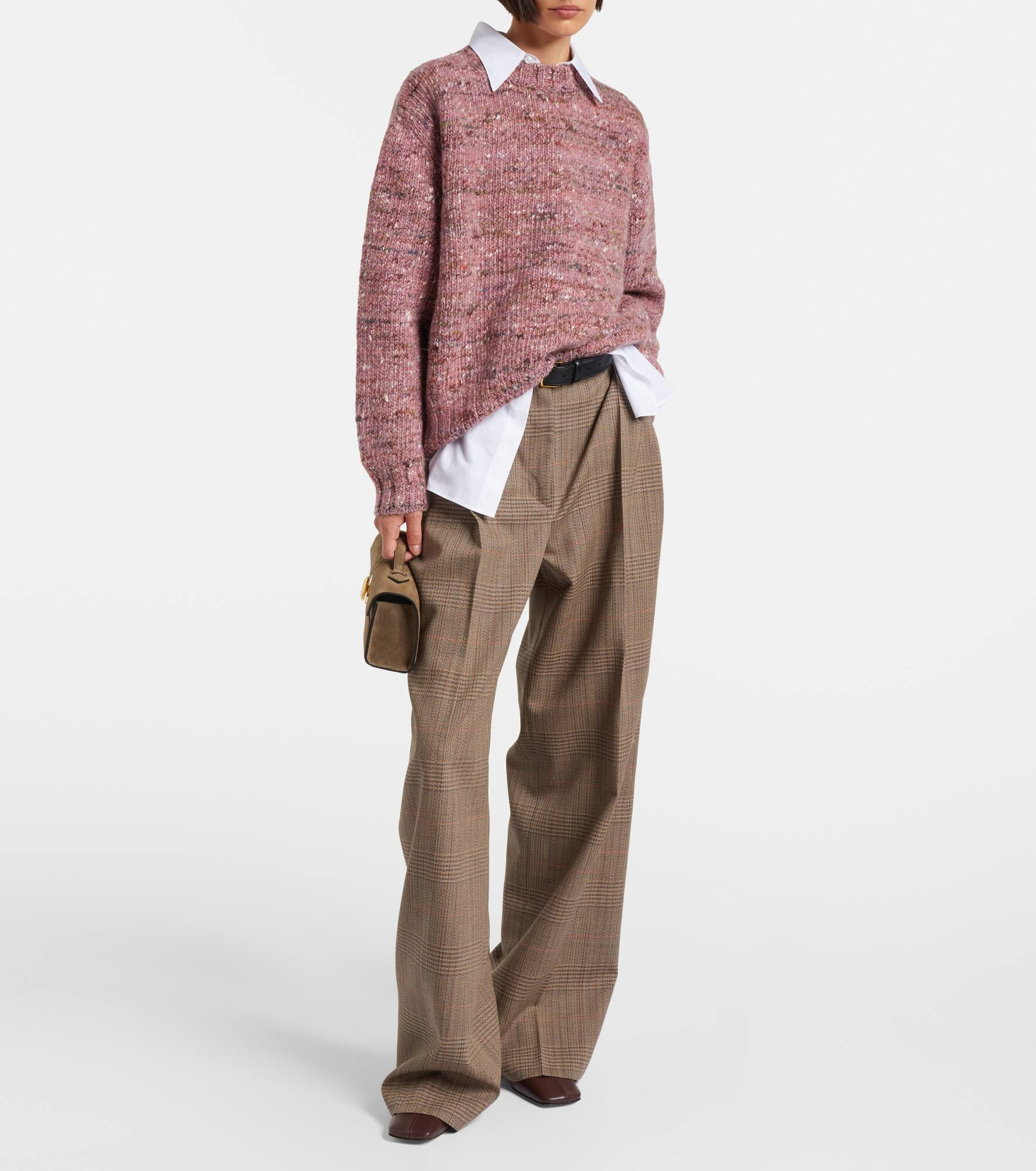 Wool, alpaca, and silk sweater - 2