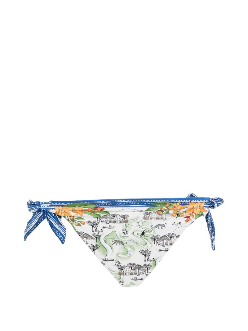 FARM RIO graphic-print bikini bottom outlook