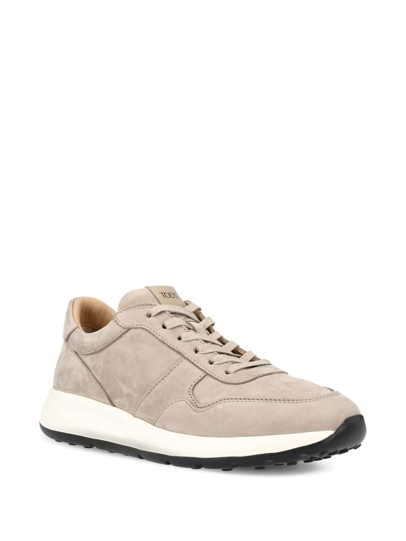 Tod's suede logo-detail sneakers outlook