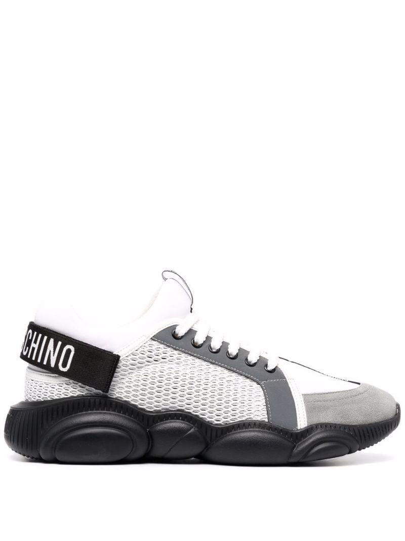 mesh-panelled chunky sneakers - 1