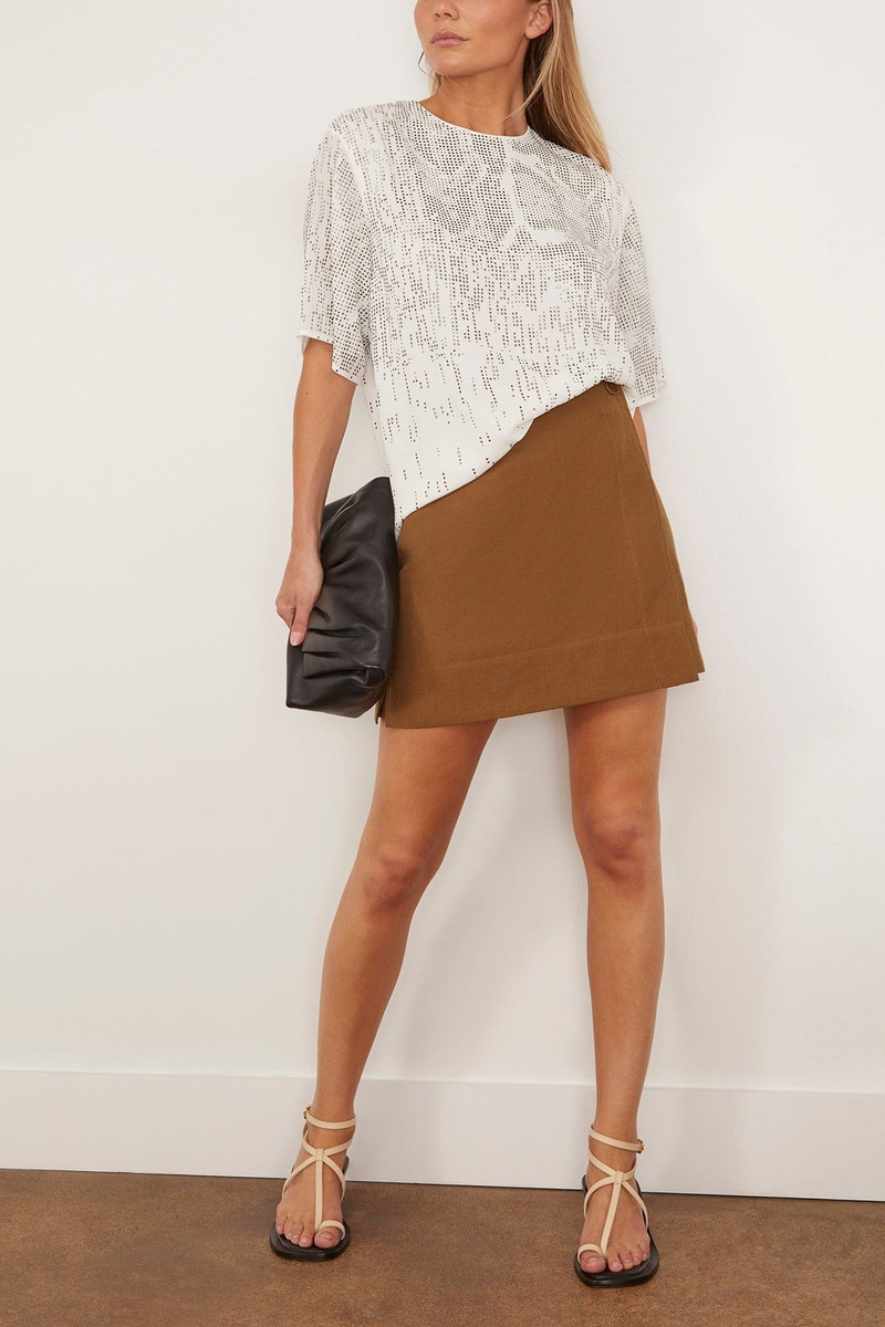 RACHEL COMEY Blandon Shirt in White outlook
