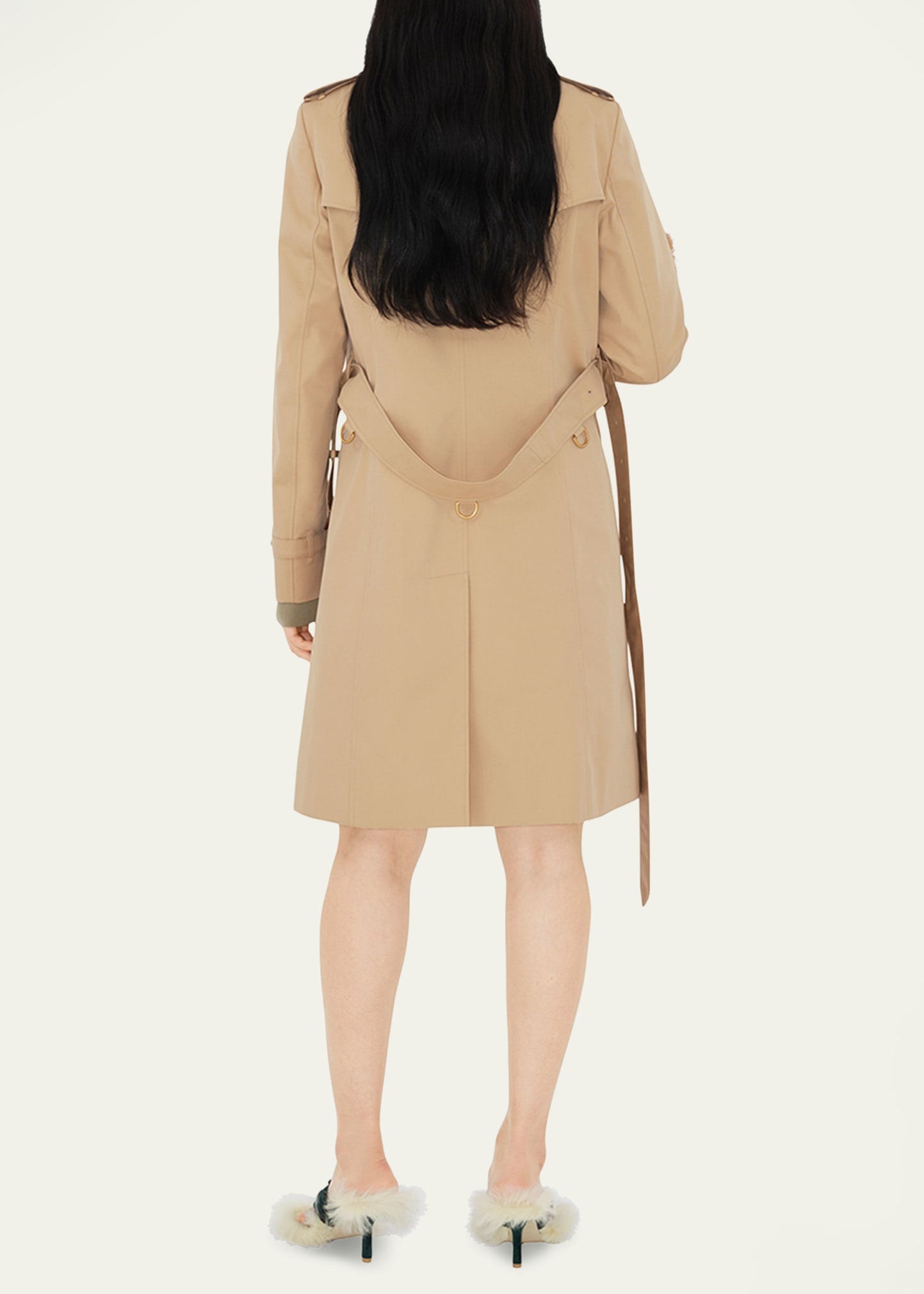 Chelsea Belted Double-Breasted Trench Coat - 3