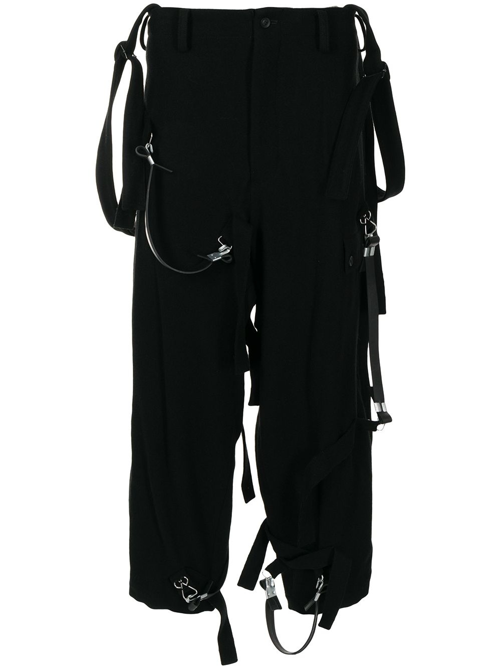 suspender-strap trousers - 1