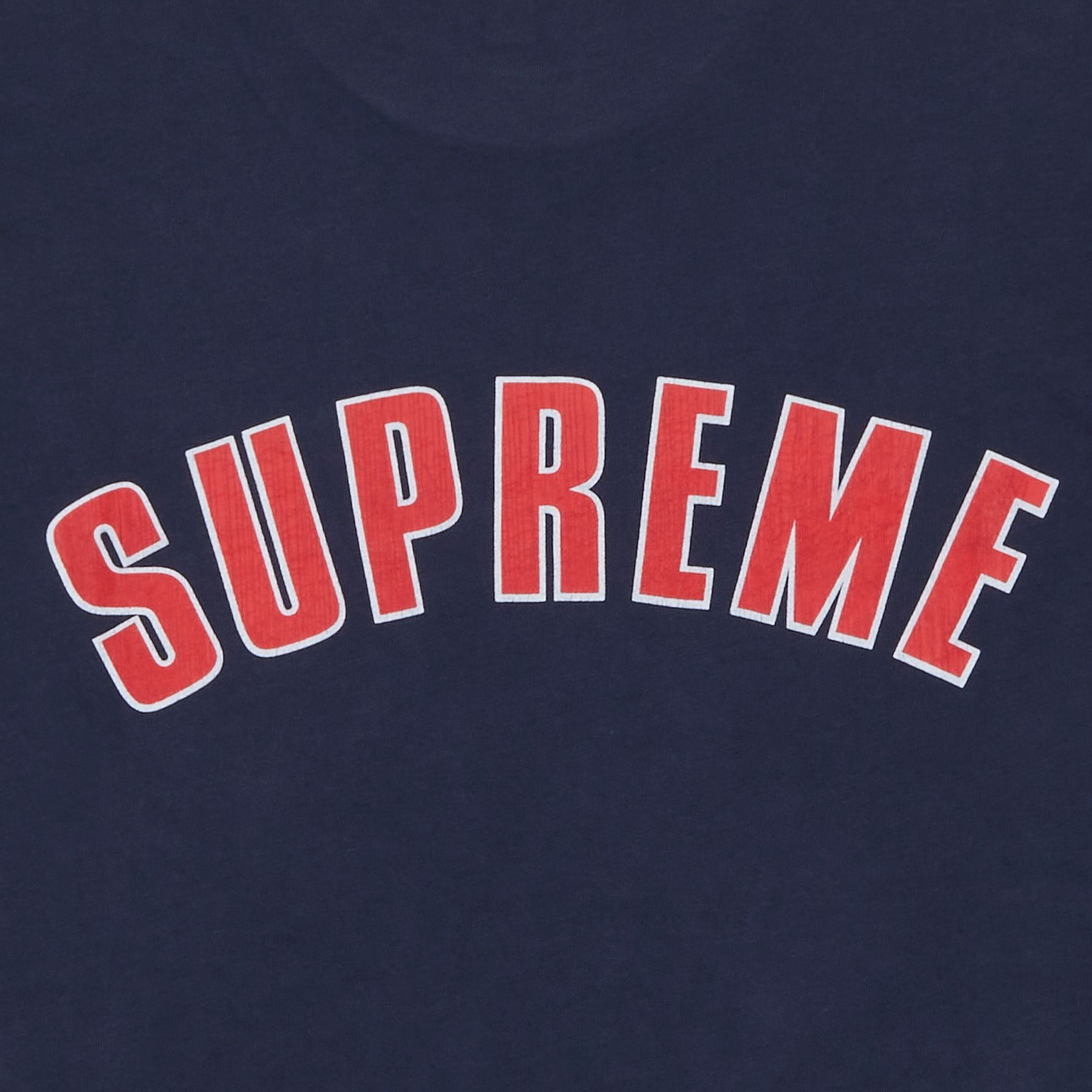 Supreme Cracked Arc Short-Sleeve Top 'Navy' - 3