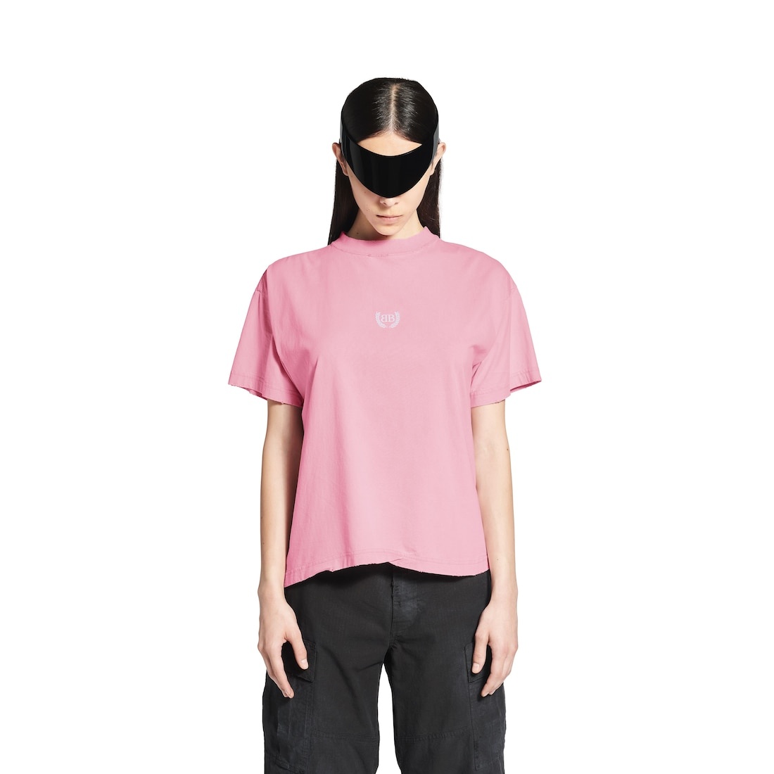 Laurel Classic Boxy T-shirt in Baby Pink - 6