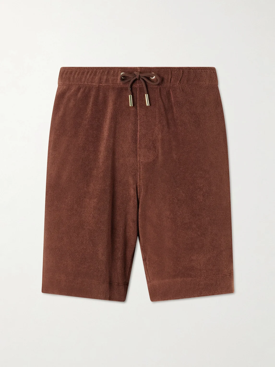 Marling Solid Cotton Organic Terry Shorts - 1