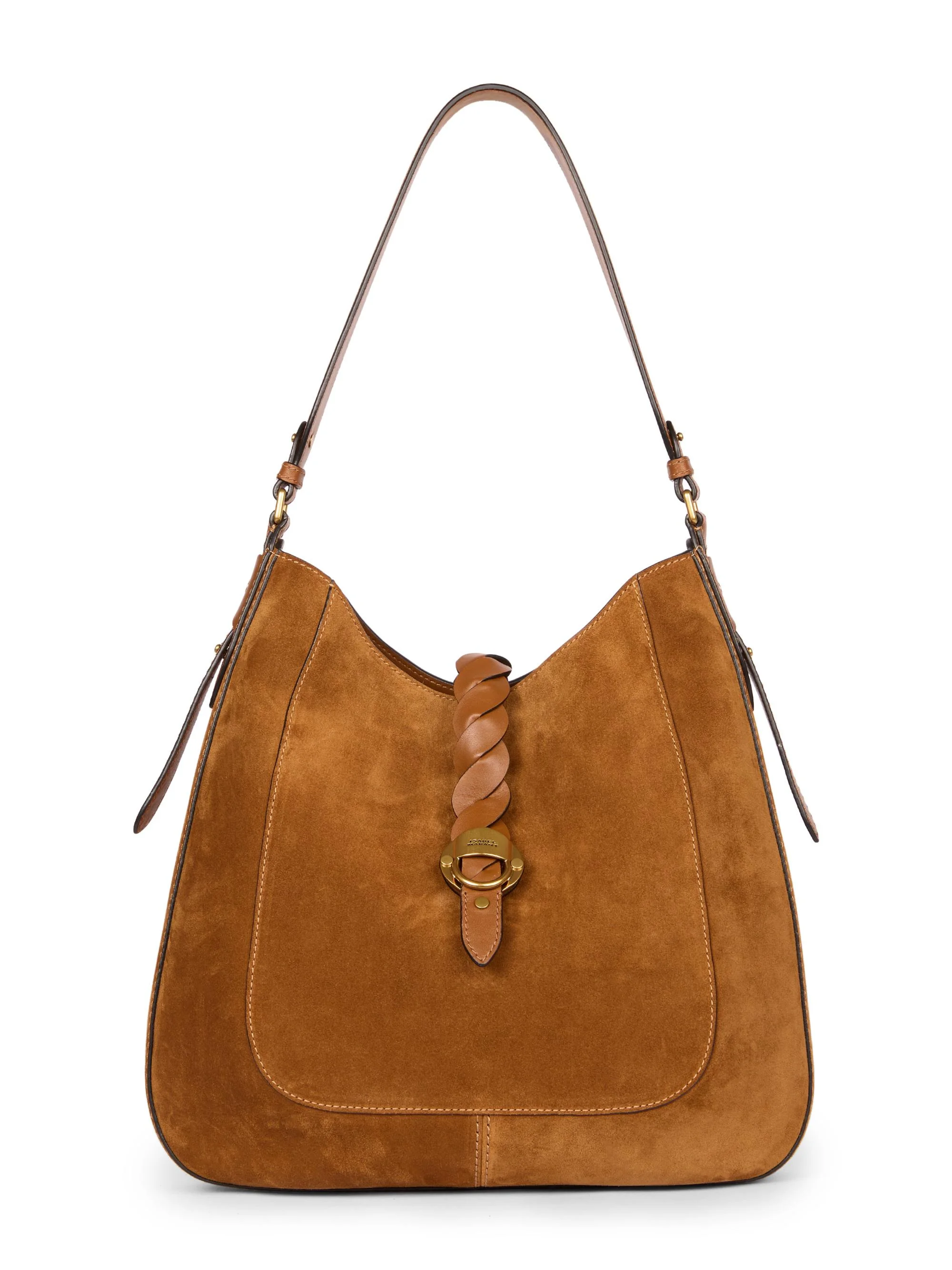 Women's Altay Suede Hobo Bag - Cognac - 1