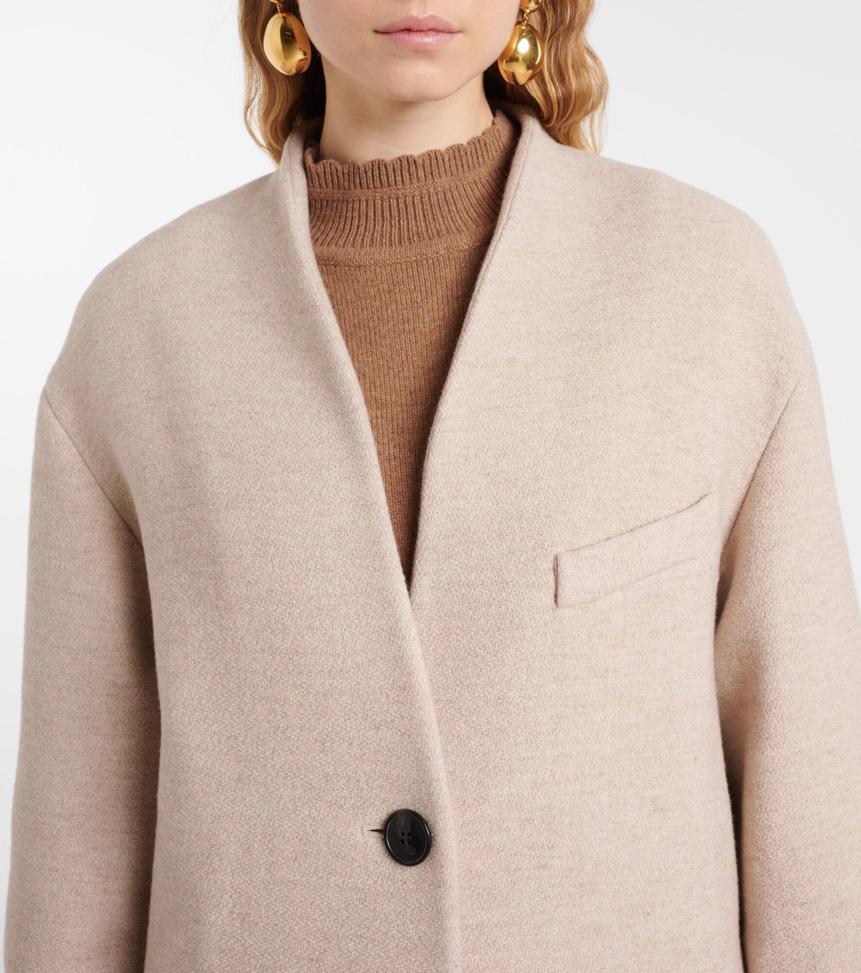 Eris wool-blend coat - 4