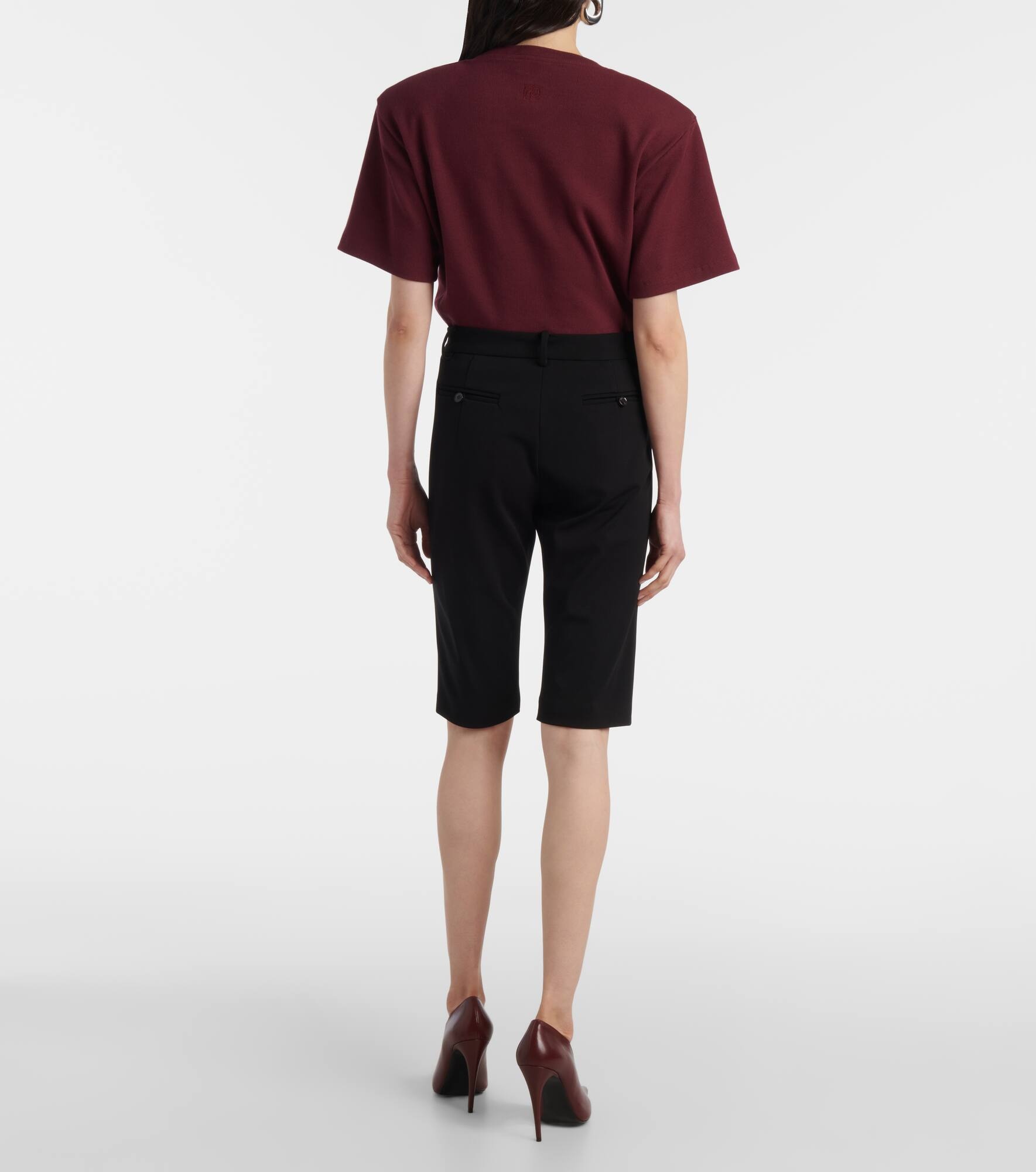 Mid-rise biker shorts - 3