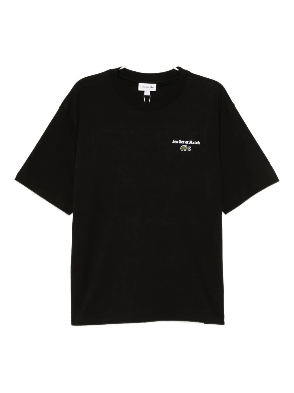 logo-embroidered T-shirt - 1