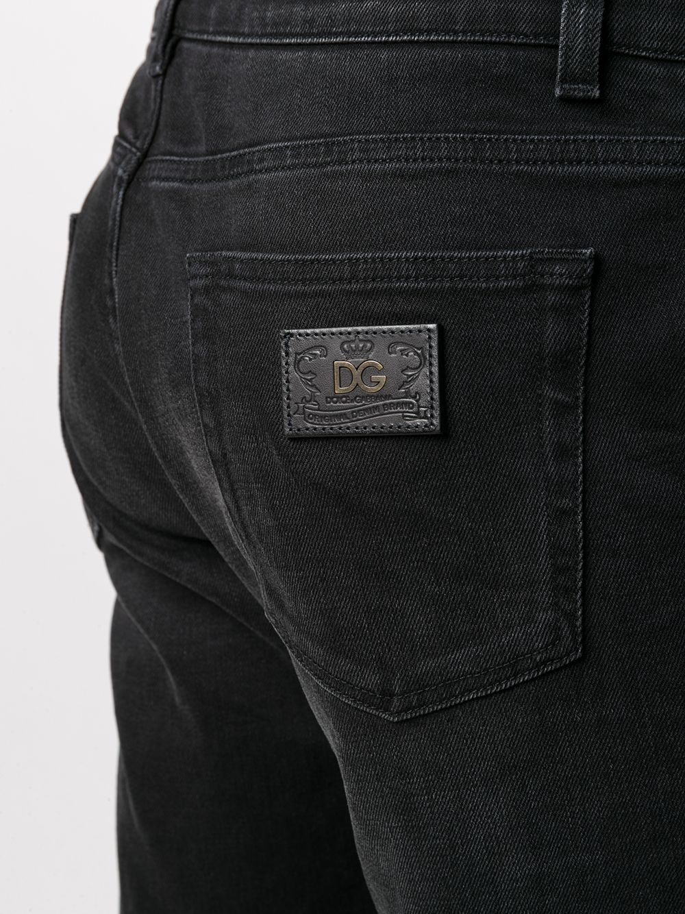 logo-appliqué slim-cut jeans - 5