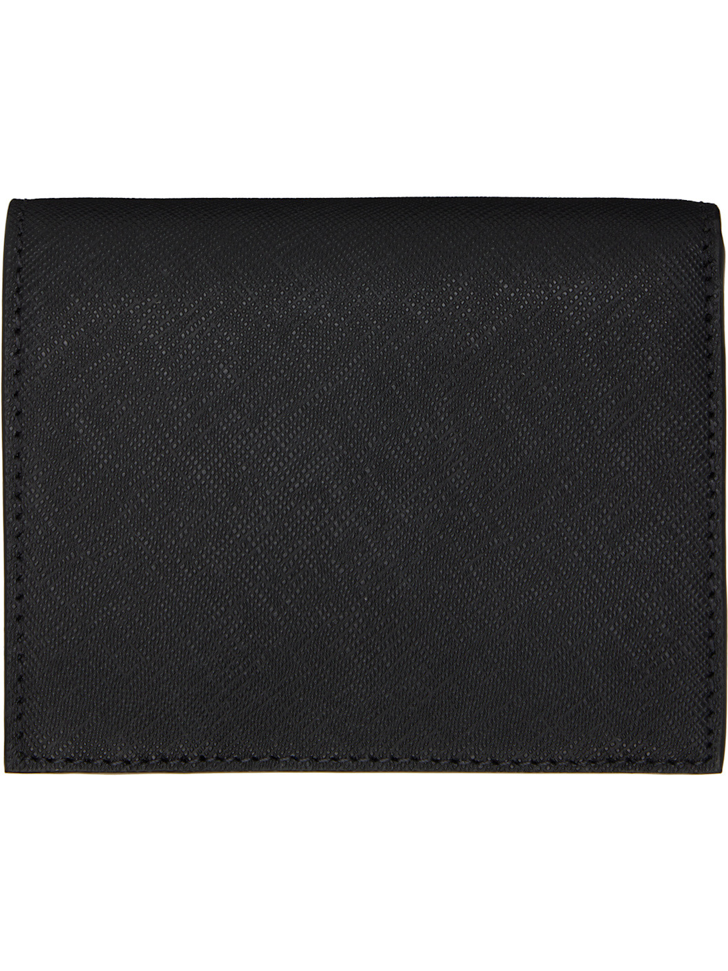 Black Billfold Leather Wallet - 2