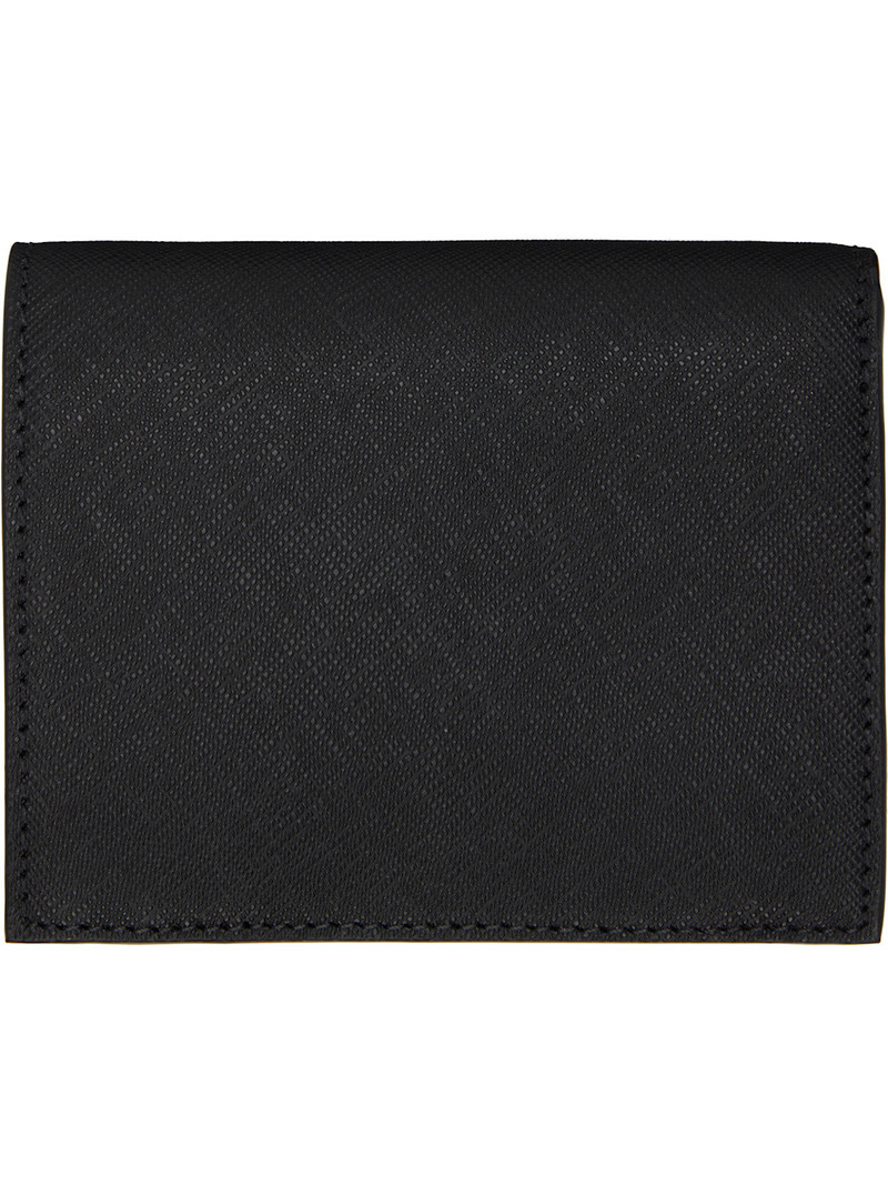 Vivienne Westwood Black Billfold Leather Wallet outlook