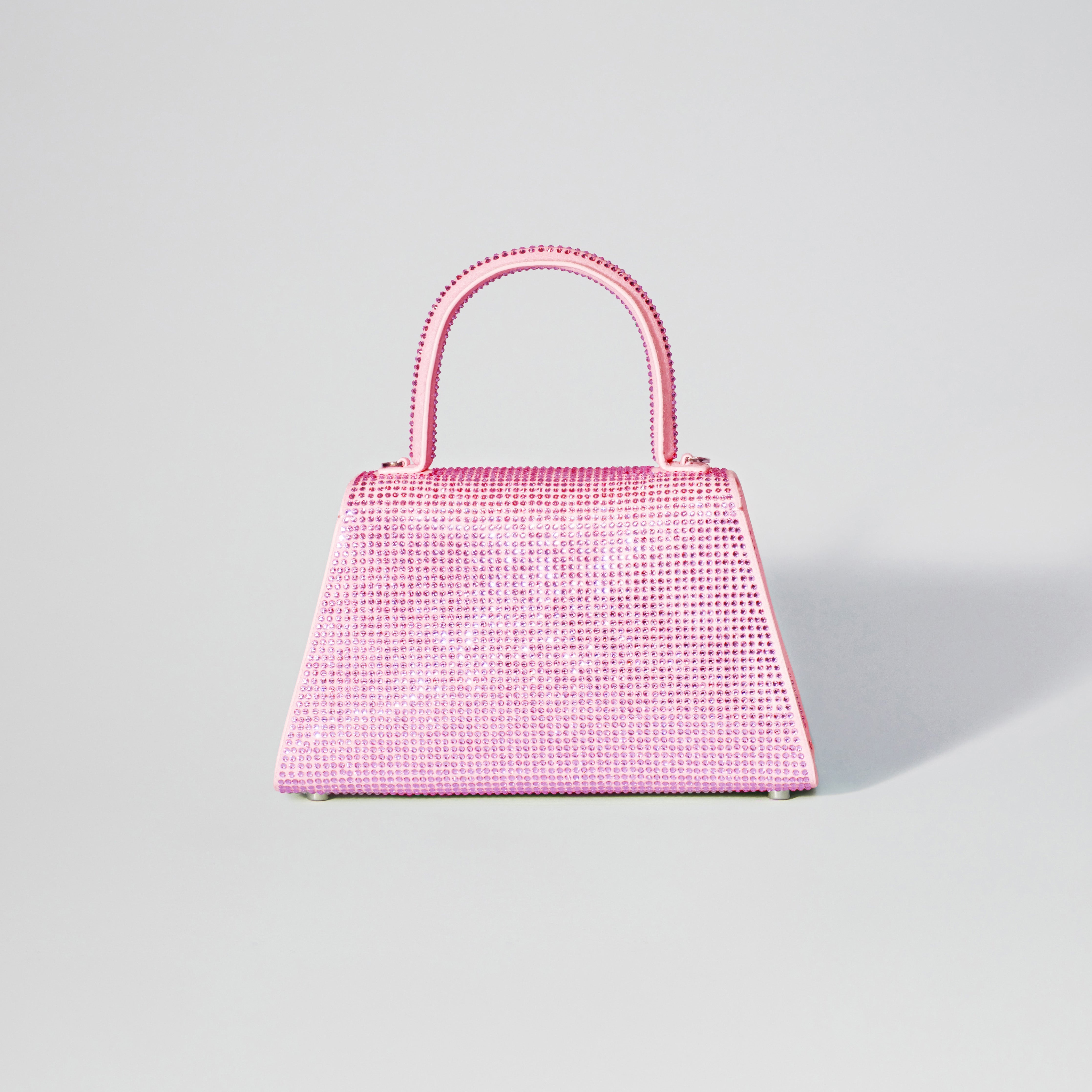 Pink Rhinestone Bow Envelope Mini Bag - 3