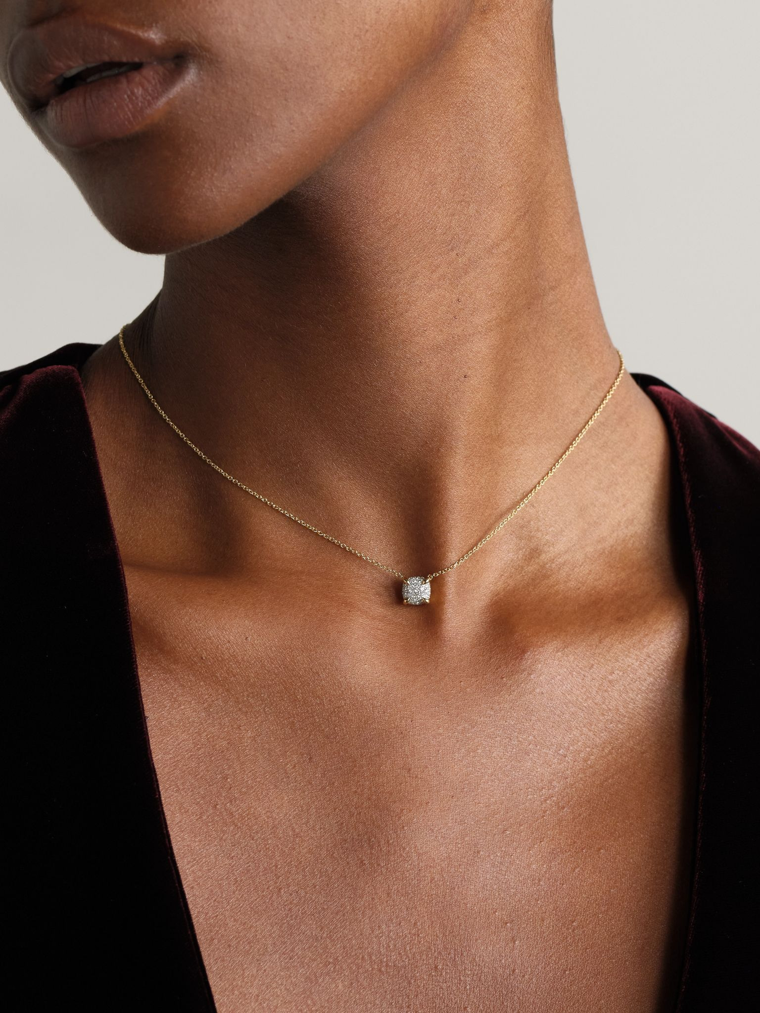 Châtelaine 18-karat gold diamond necklace Gold - 2