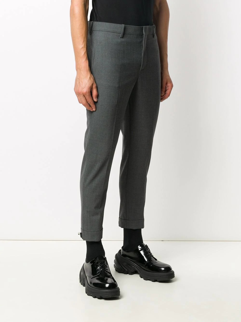 tailored cropped trousers - 3