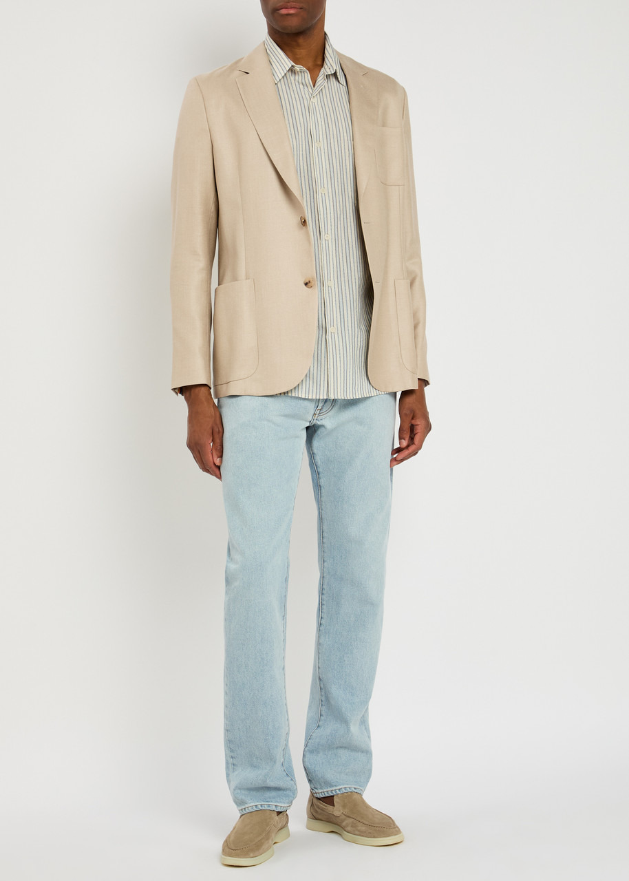 Paul Smith Wool and Silk-blend Blazer - 4