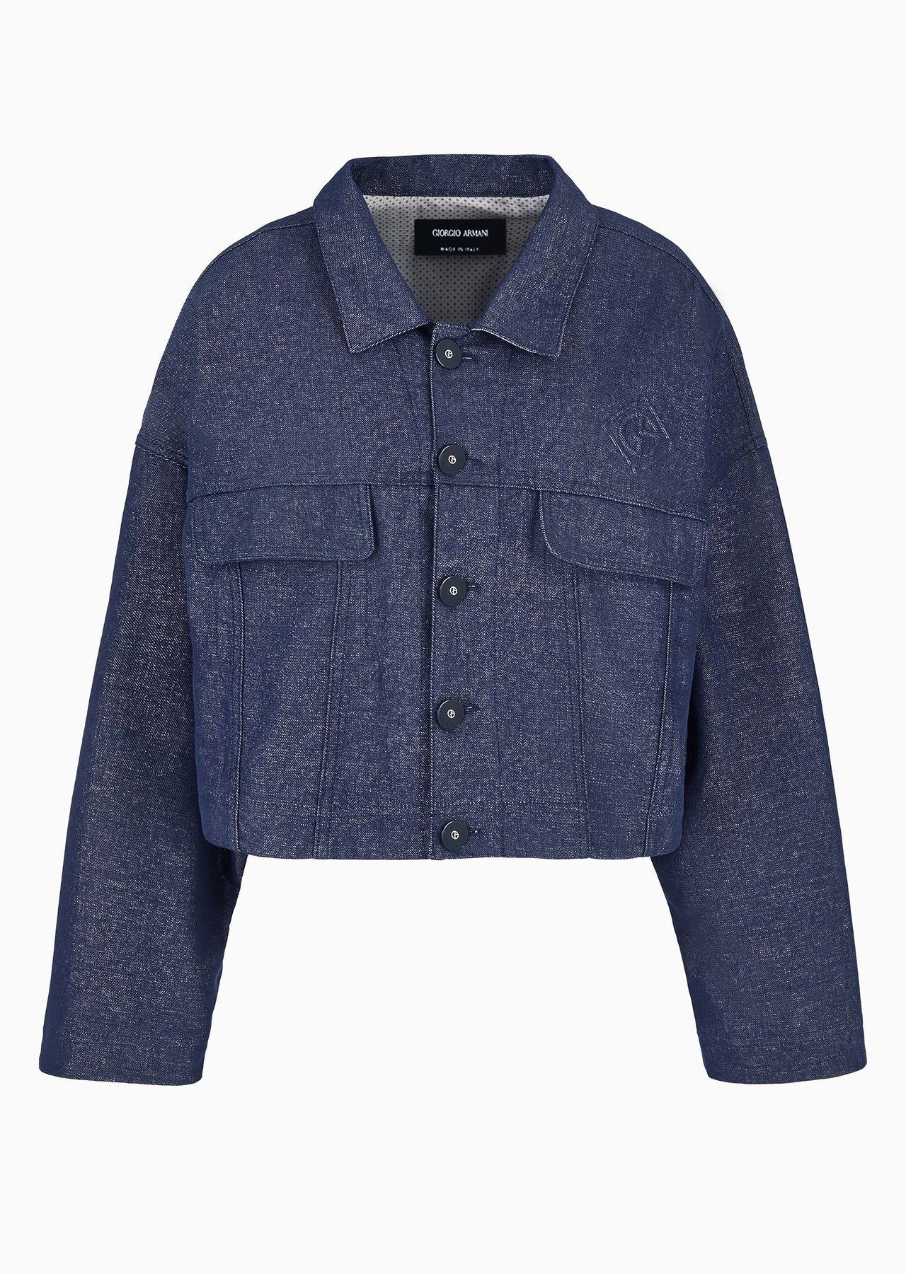 Denim Collection blouson cotton, viscose and lurex denim - 1