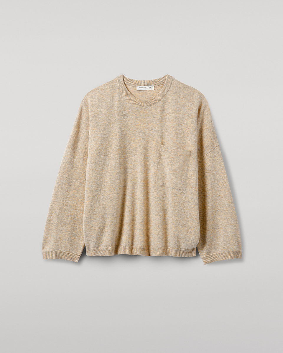 Gauzy Pocket Natural Cashmere Jumper - 1