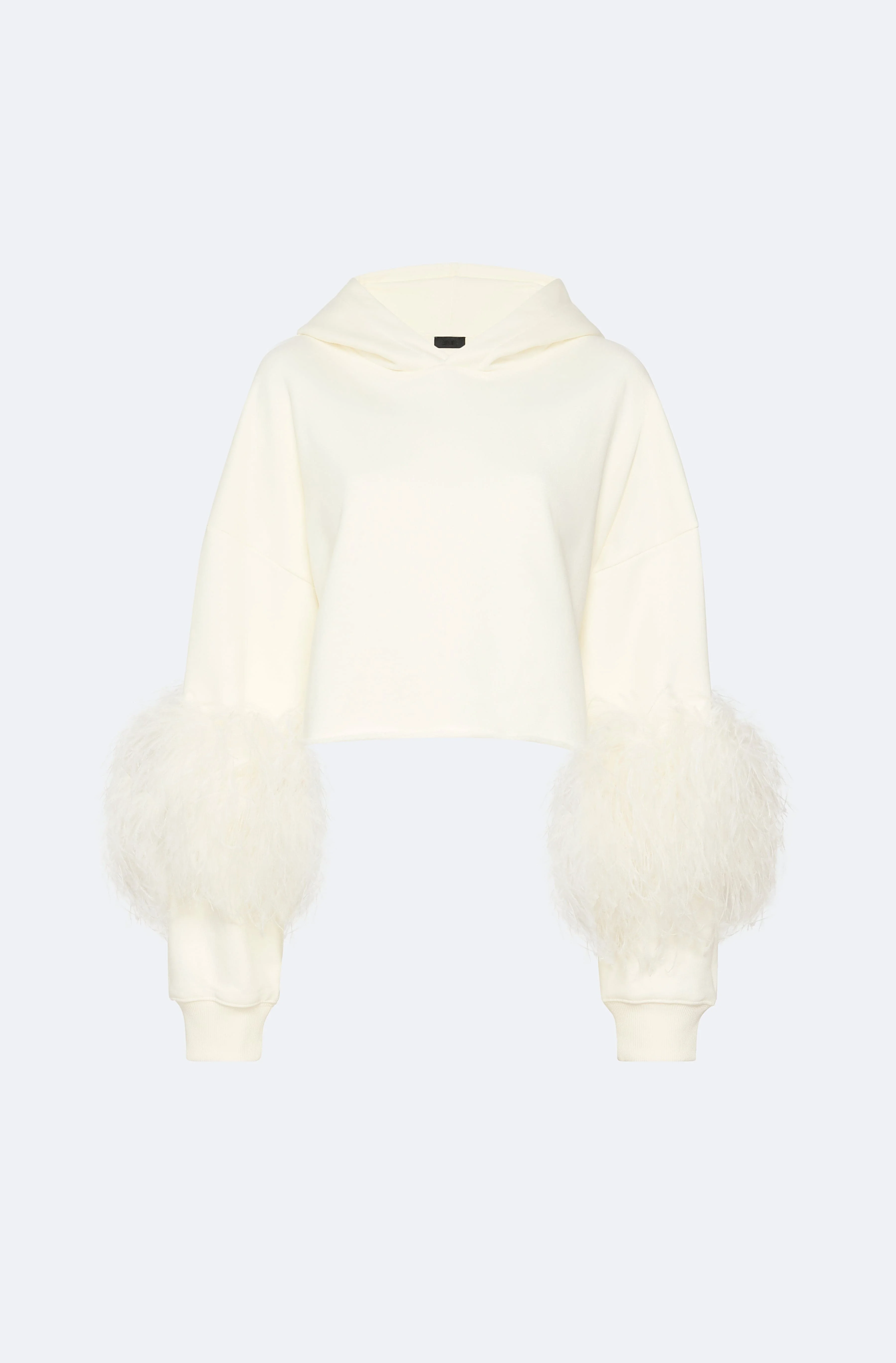 Cotton Sweatshirt With Feathers - 1