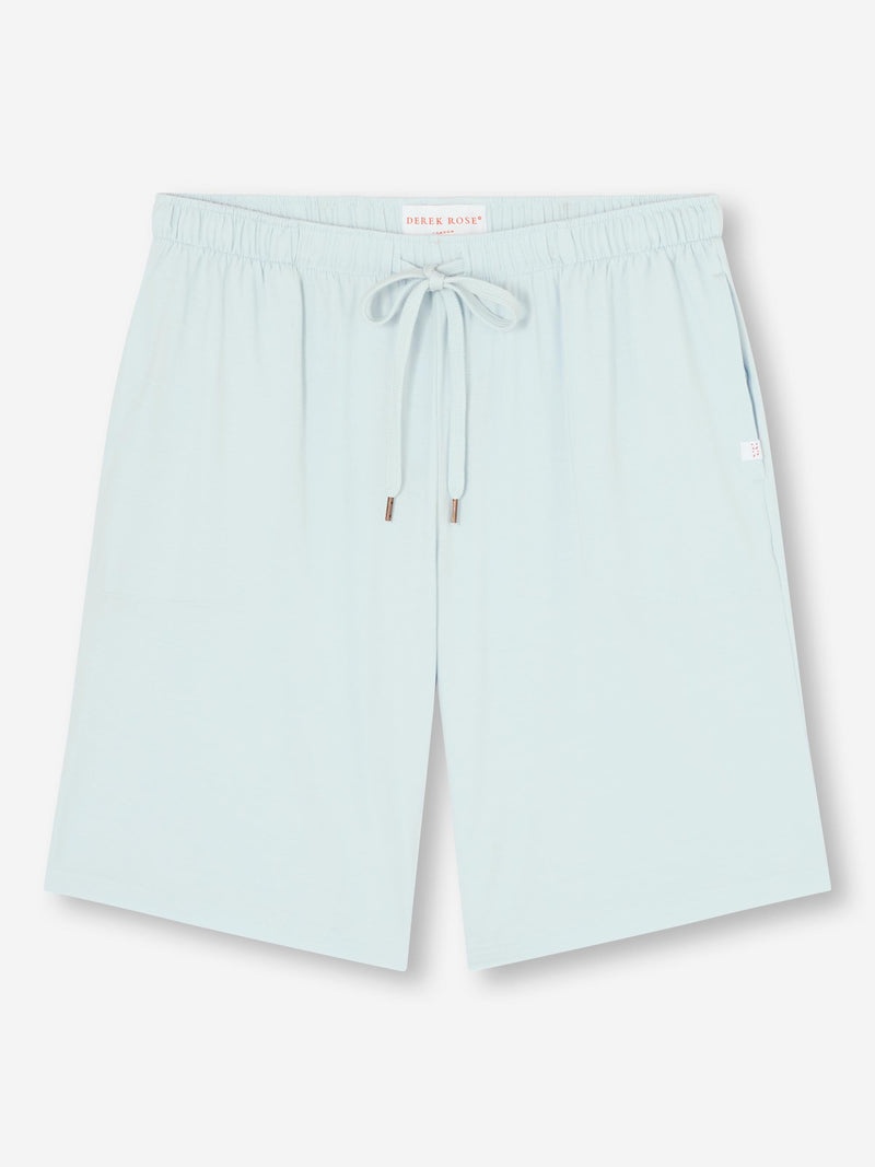 Men's Lounge Shorts Basel Micro Modal Stretch Ice Blue - 1