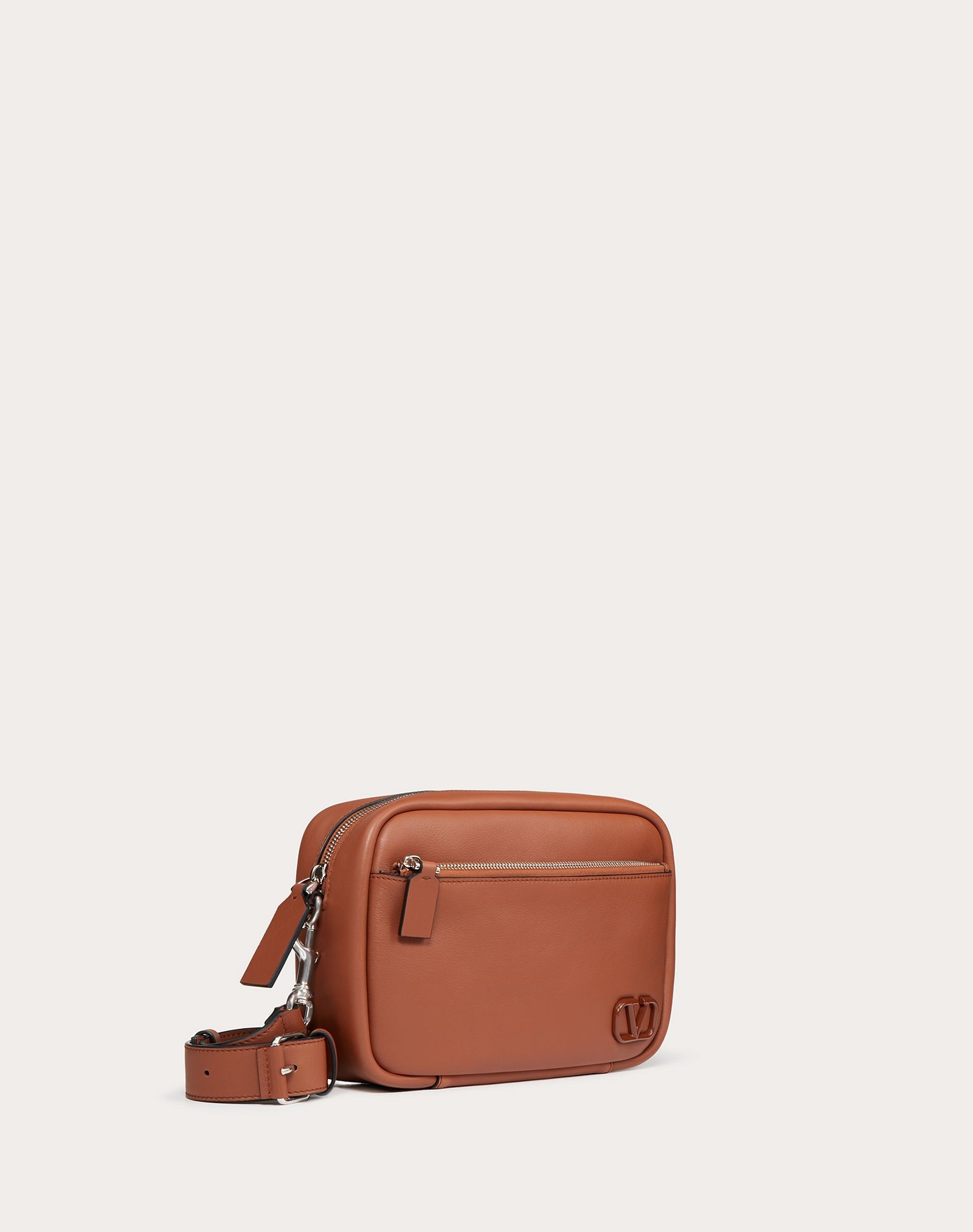 VLogo Signature Leather Crossbody Bag - 2