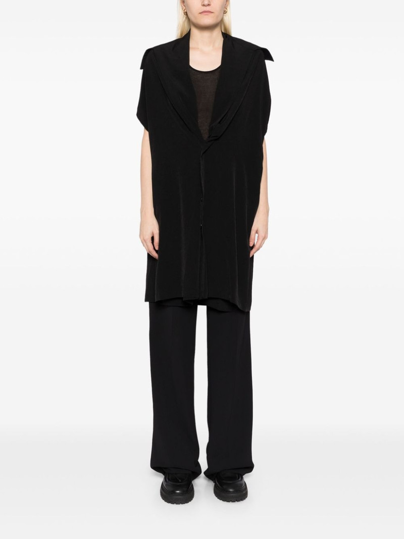 Yohji Yamamoto V-neck dress outlook