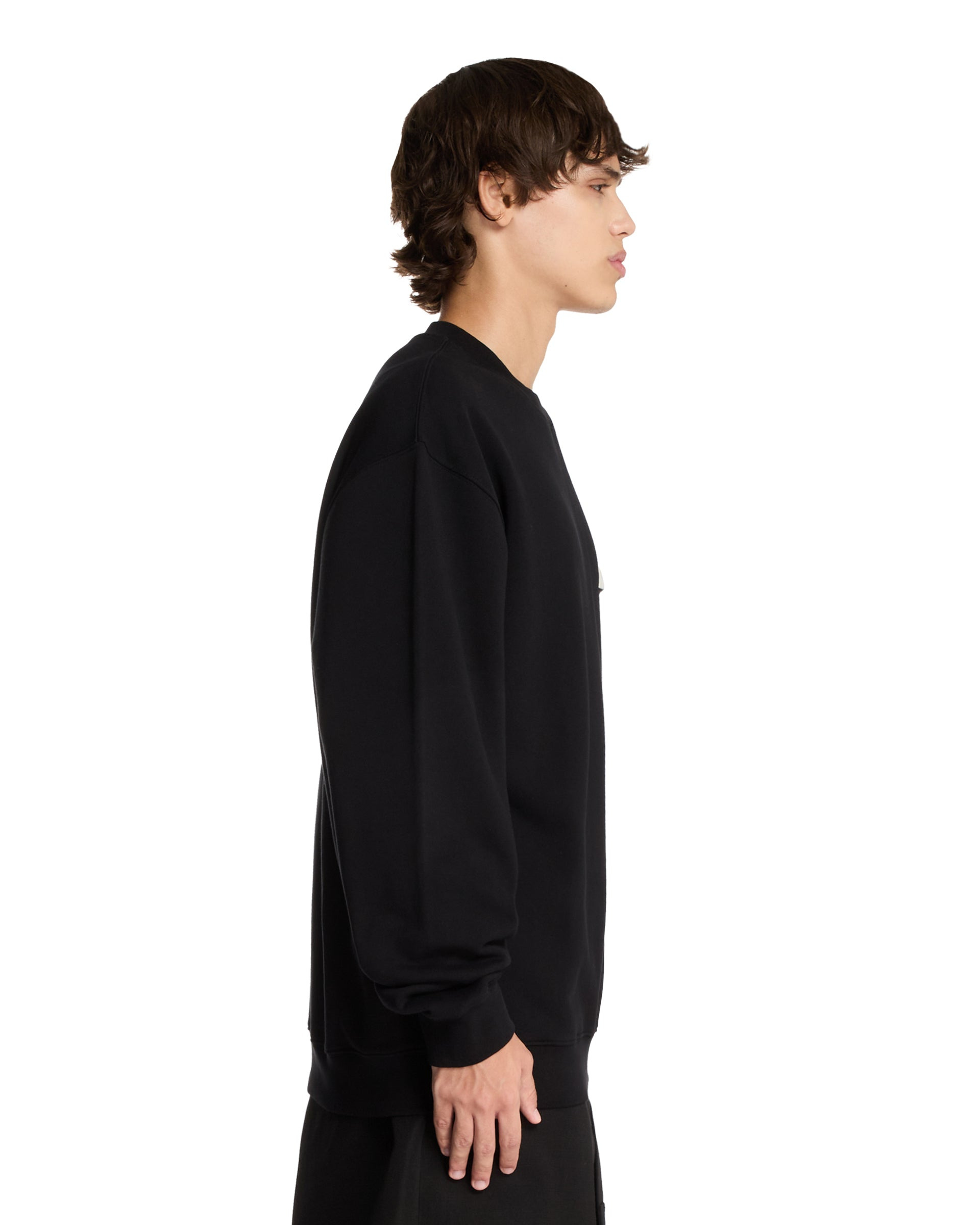 Black Gros Grain Sweatshirt - 5