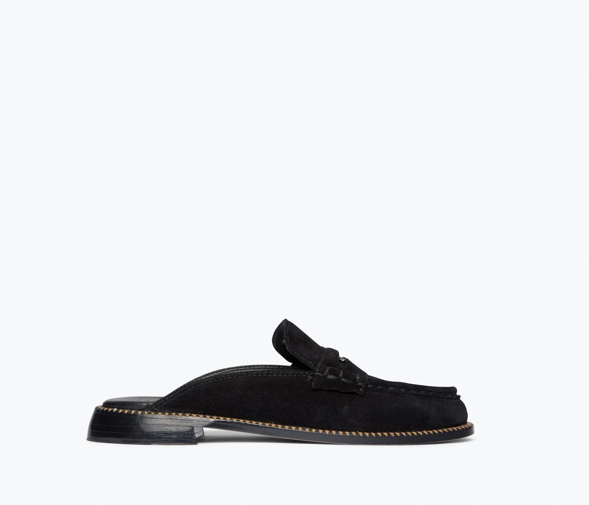 TEMI SUEDE LOAFER MULE - 1