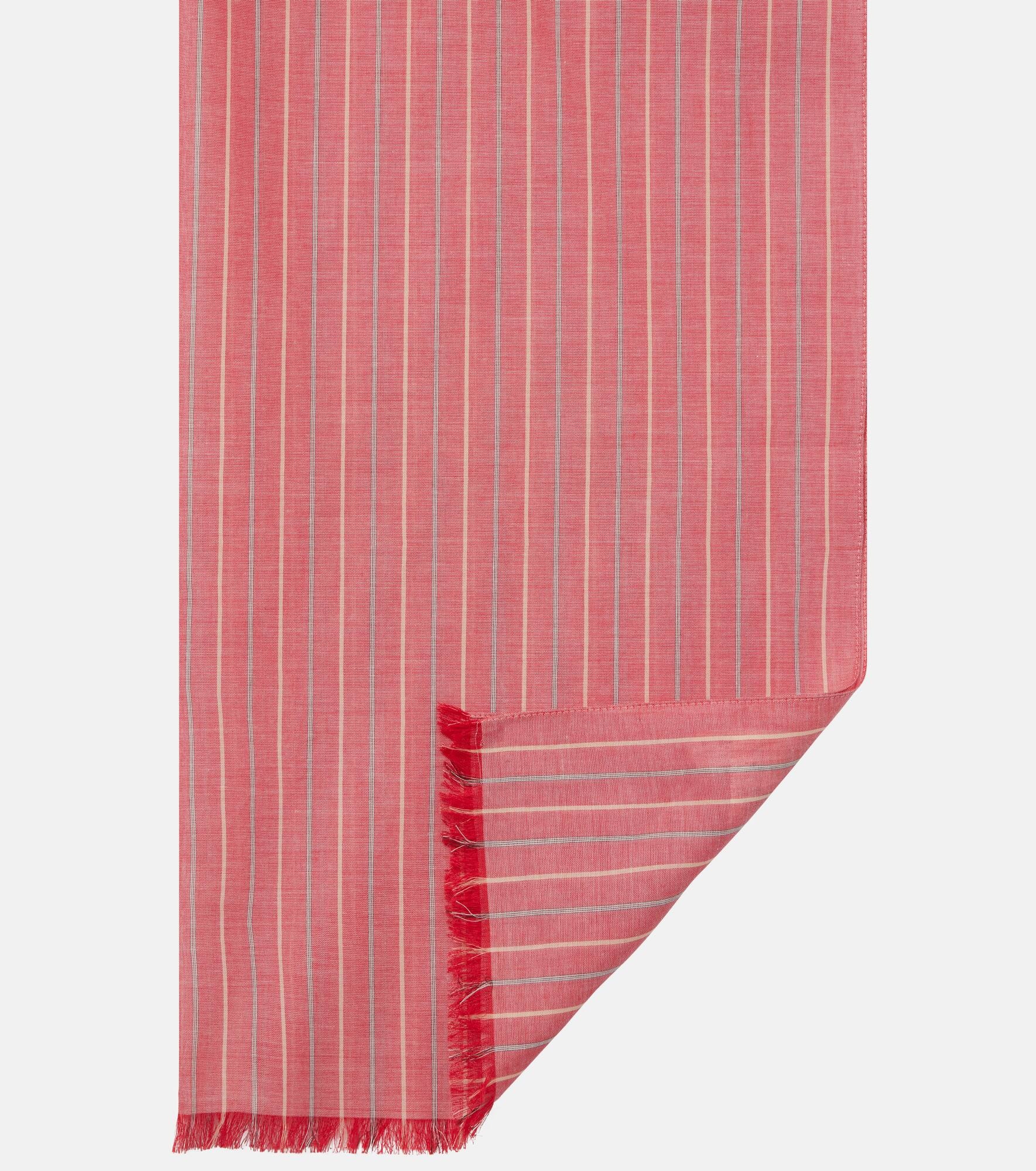 Guel striped cotton scarf - 5