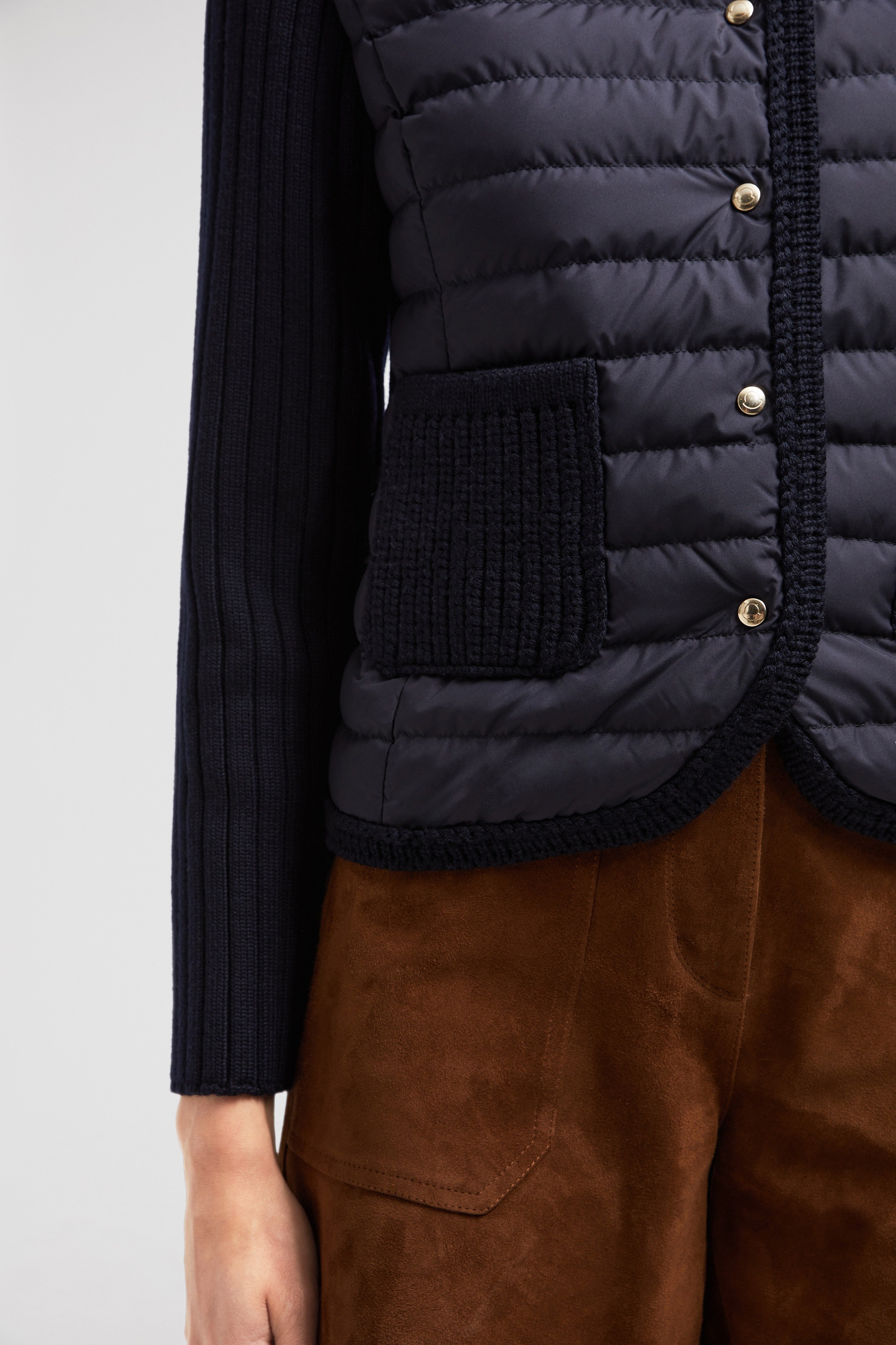Padded Wool Cardigan - 6