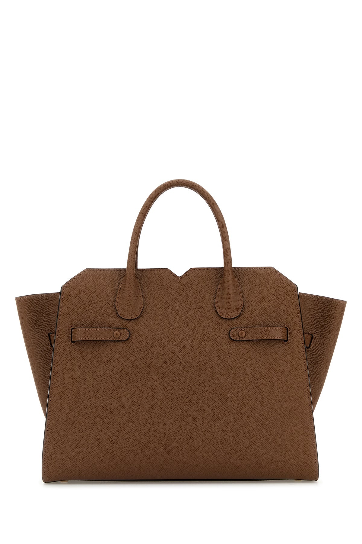 Caramel leather medium Milano shopping bag - 3