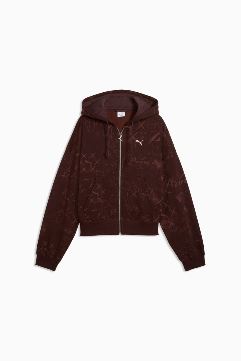 Street Glam Women's Oversized Zip-Up Hoodie 1