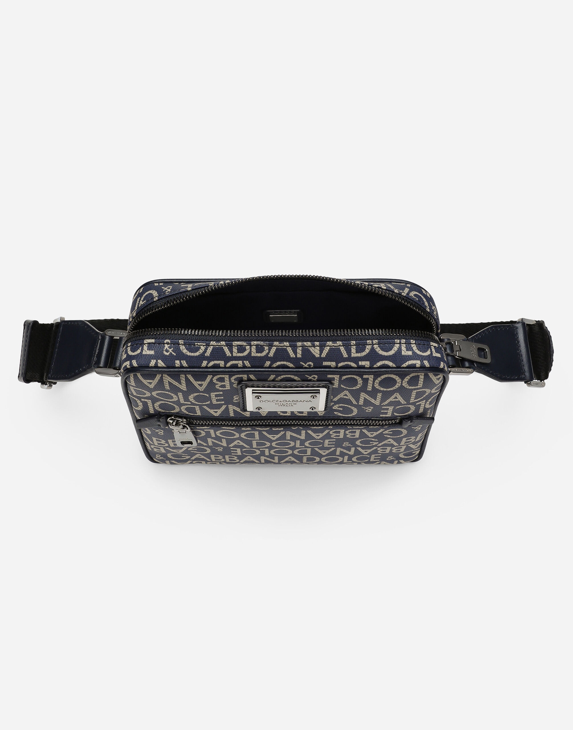 Coated jacquard crossbody bag - 5