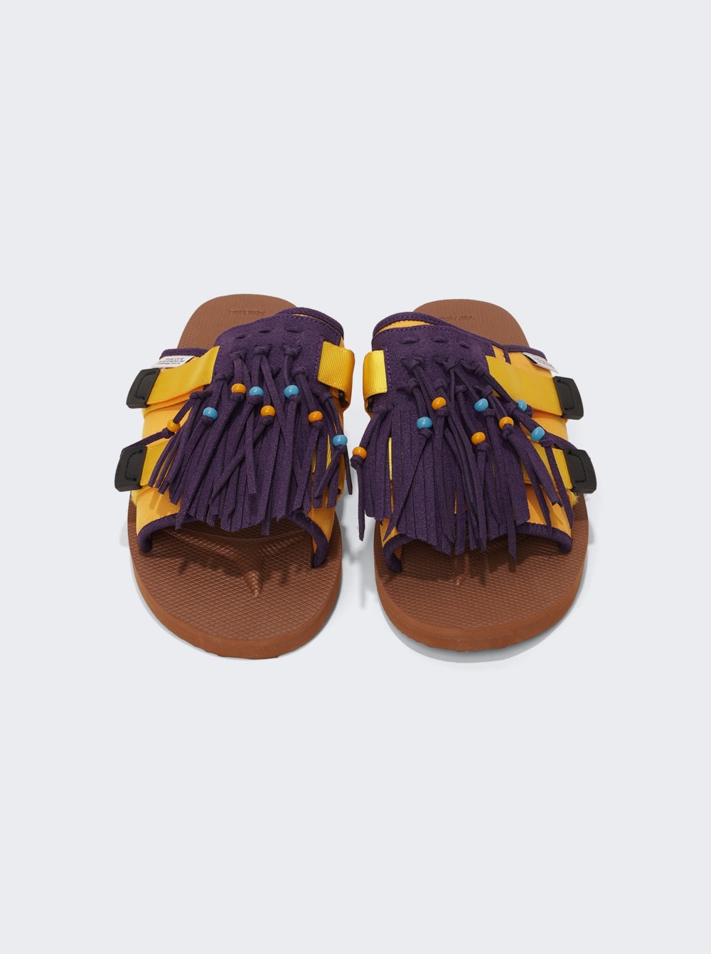 HOTO-Cab Sandals Yellow and Brown