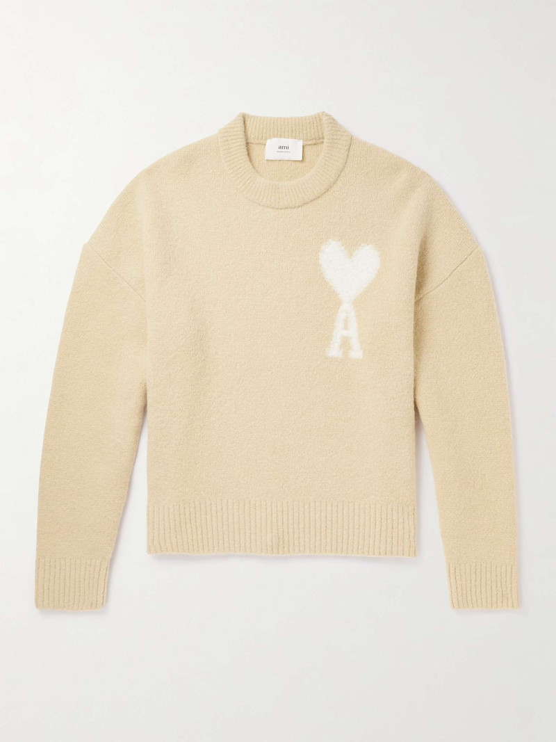 Intarsia Alpaca-Blend Sweater - 1