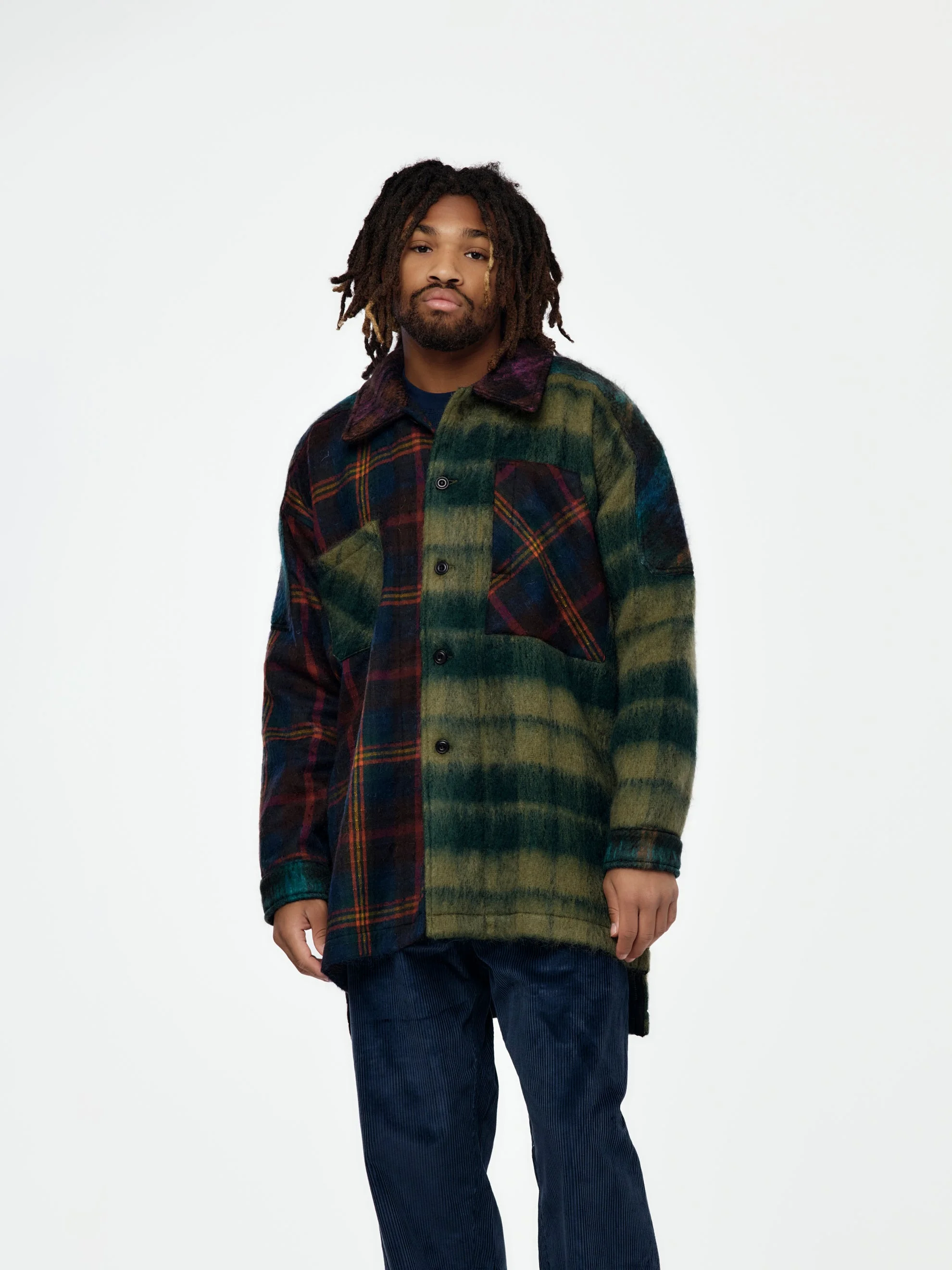 SMOCK JACKET (COMBO TARTAN) - 1