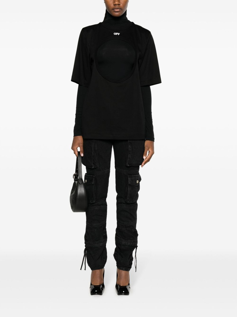 Off-White Meteor double-layer cotton T-shirt outlook