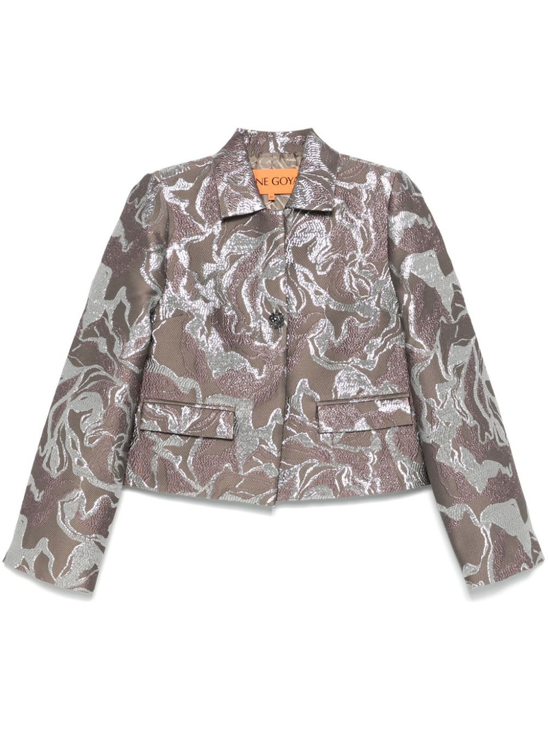 abstract metallic pattern jacket 1