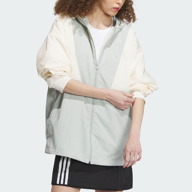 adidas Neo Essentials Windbreaker Jackets 'White' IK5058 - 6