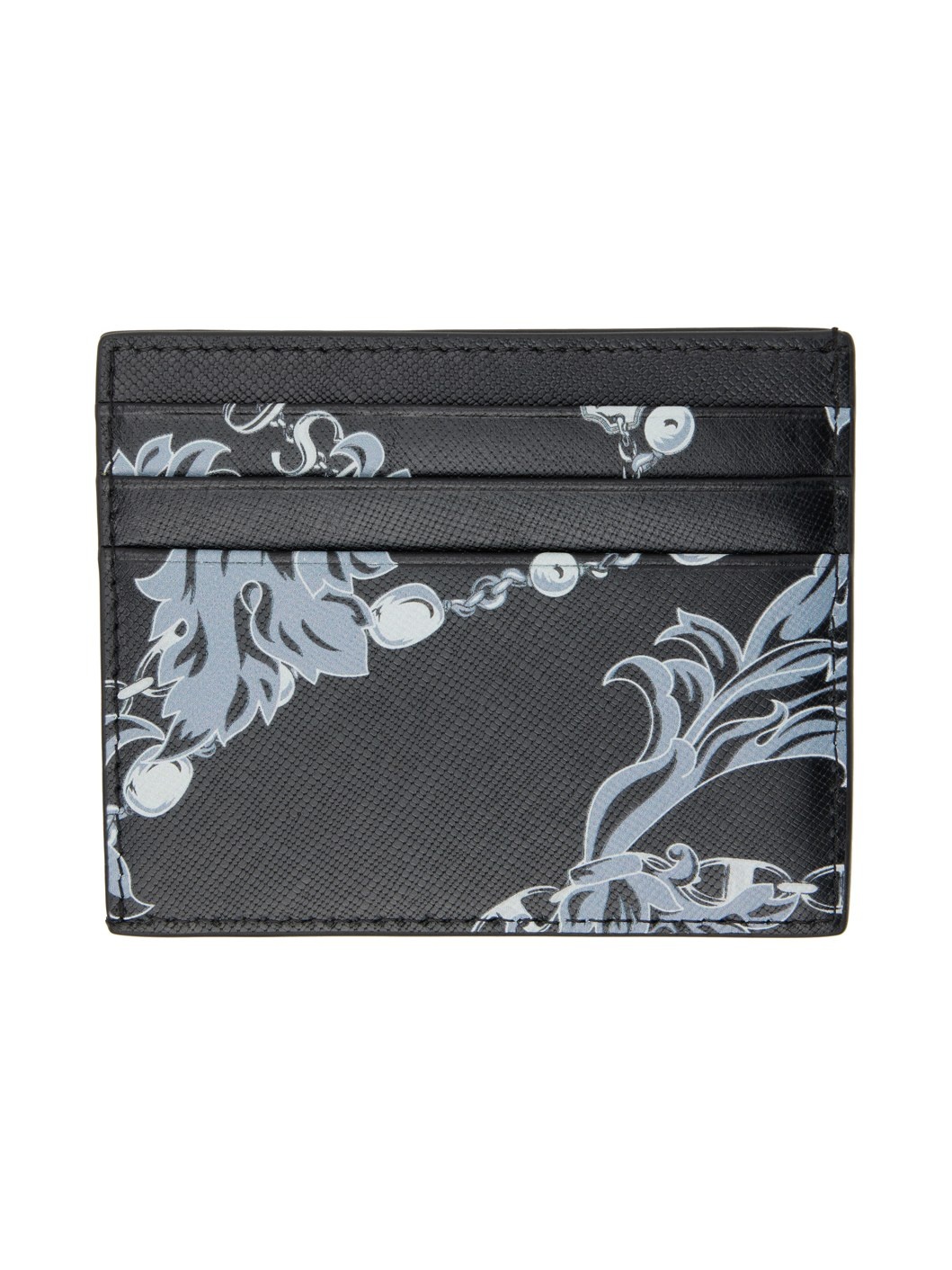 Black Chain Couture Card Holder - 2