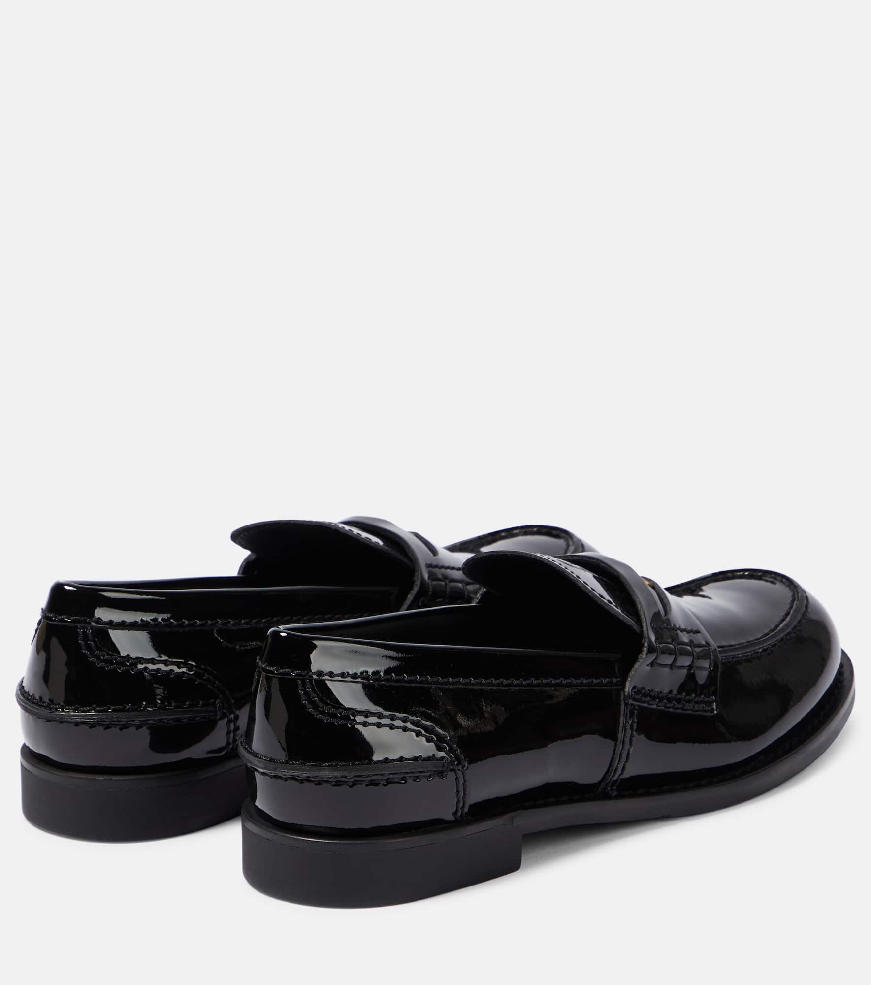 Patent leather loafers - 3