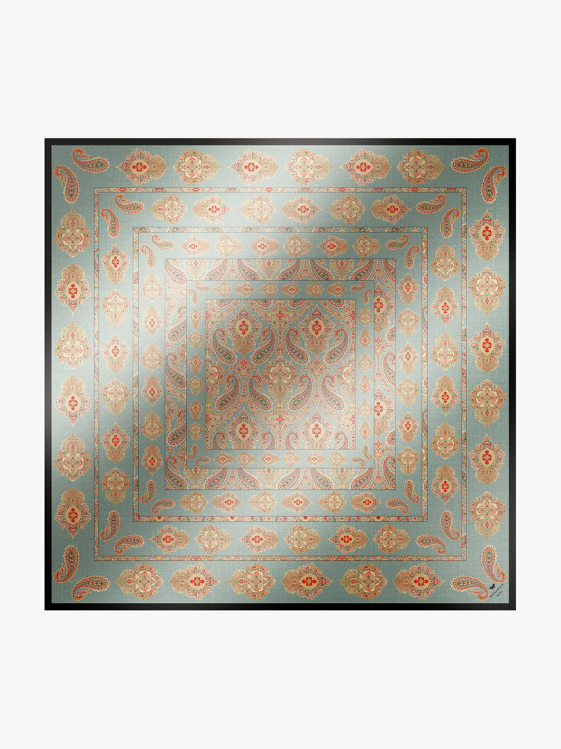 SARONG Modal and printed silk shawl 1